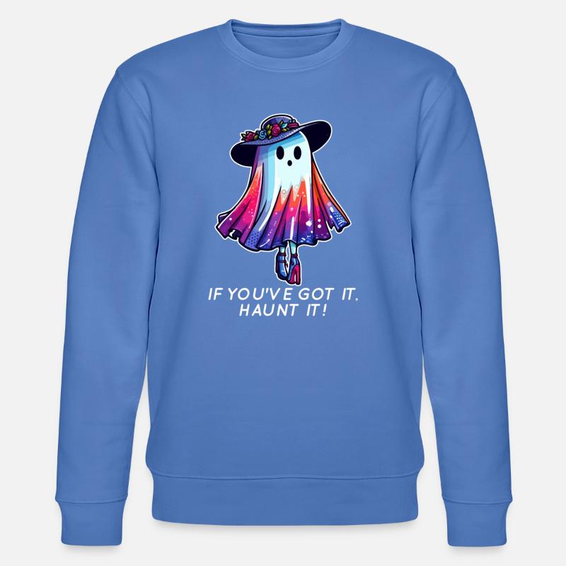 Ghost Rainbow Couture - Stanley/Stella Unisex Bio-Sweatshirt CHANGER  - Blau
