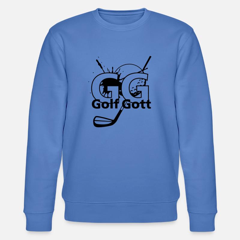 GolfGott - Stanley/Stella Unisex Bio-Sweatshirt CHANGER  - Blau