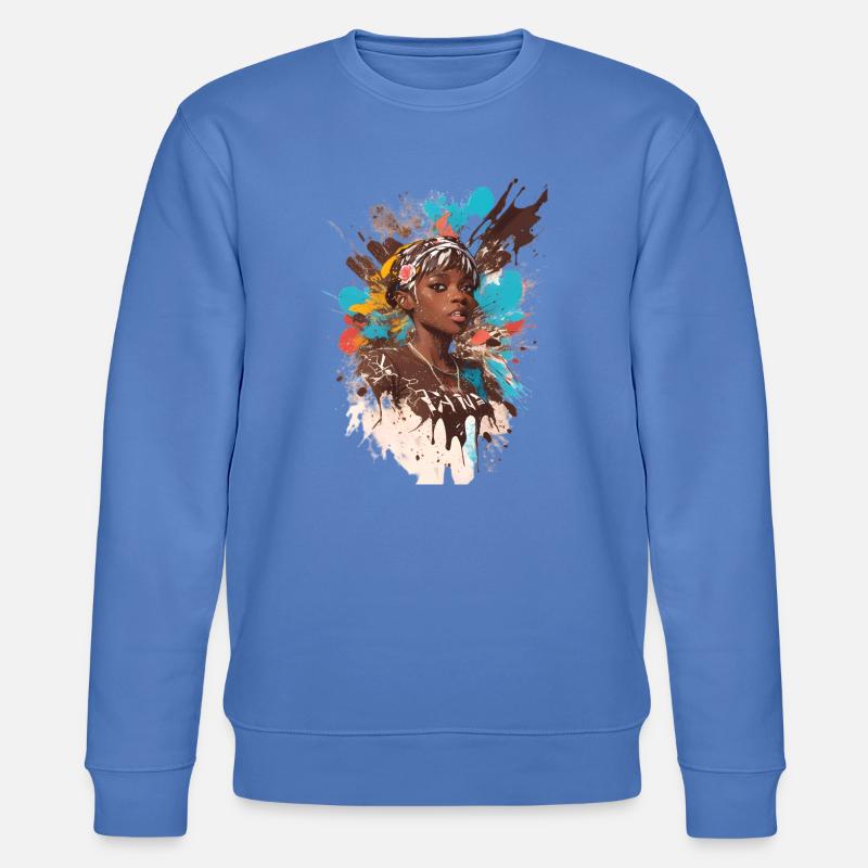 Sweet Lady - Stanley/Stella CHANGER Unisex Organic Sweatshirt - bright blue