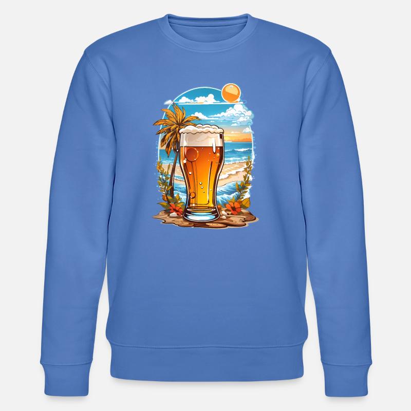 Strand Bier - Stanley/Stella Unisex Bio-Sweatshirt CHANGER  - Blau