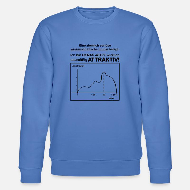 Stastik Studie 50 - Stanley/Stella Unisex Bio-Sweatshirt CHANGER  - Blau
