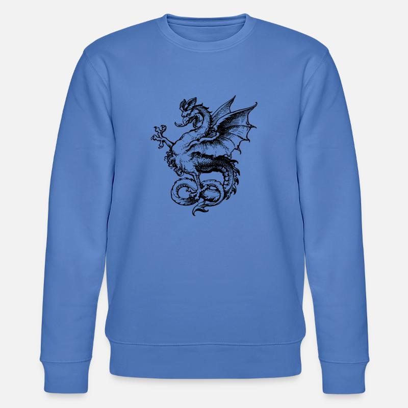 Drache - Stanley/Stella Unisex Bio-Sweatshirt CHANGER  - Blau