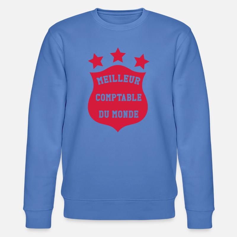 comptable / comptabilité / argent / Finance / Euro - Sweat bio CHANGER Stanley/Stella Unisexe - bleu