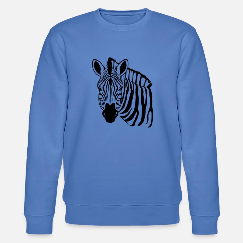 Zebra - Stanley/Stella Unisex Bio-Sweatshirt CHANGER  - Blau