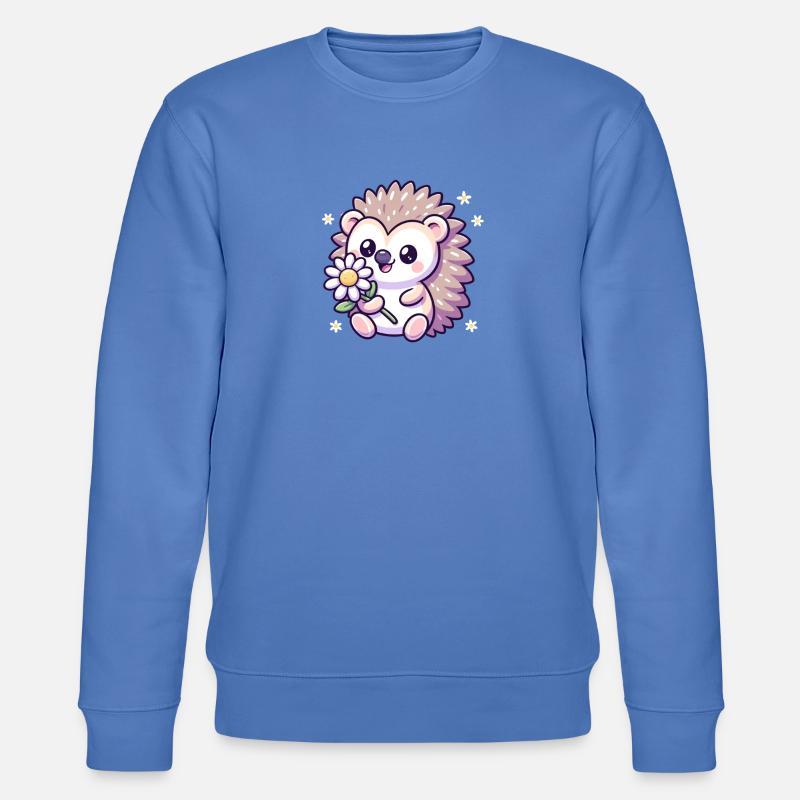 Igel Cindy - Stanley/Stella Unisex Bio-Sweatshirt CHANGER  - Blau