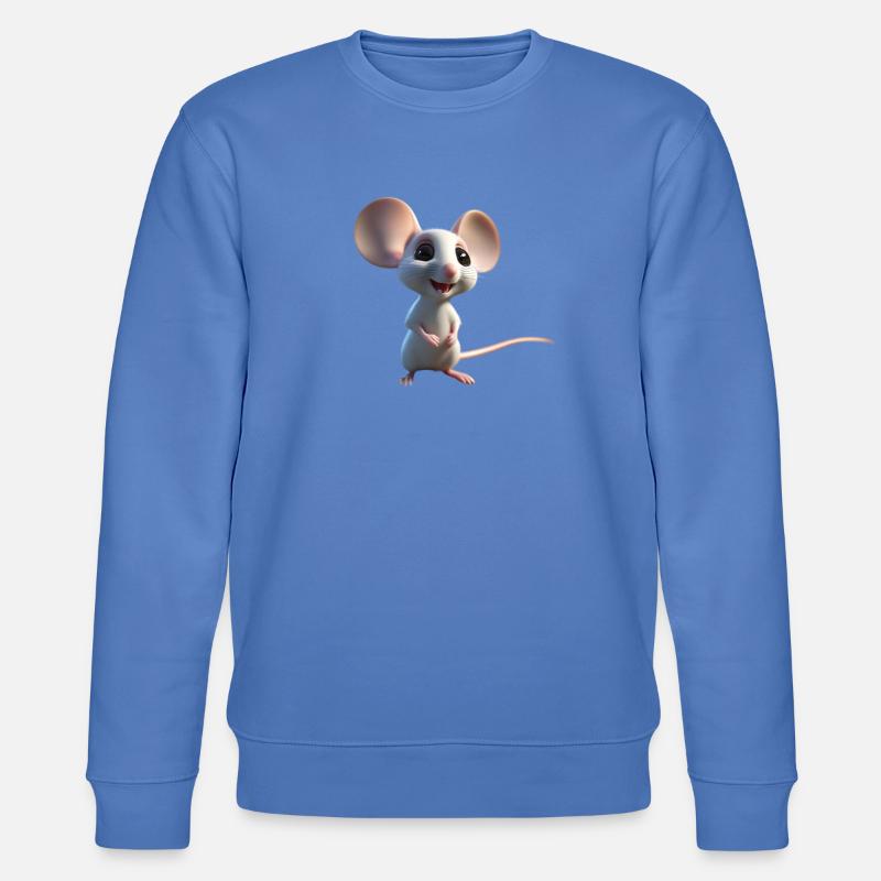 Mouse 2 - Stanley/Stella Unisex Bio-Sweatshirt CHANGER - Blau