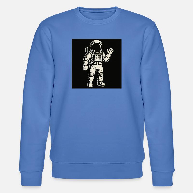 Space Buddy - Stanley/Stella Unisex Bio-Sweatshirt CHANGER  - Blau