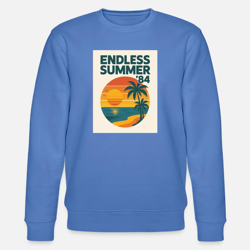 Endless Summer '84 - Stanley/Stella Unisex Bio-Sweatshirt CHANGER  - Blau