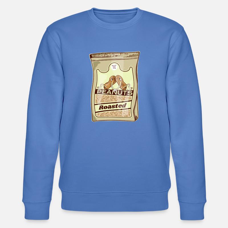 Roasted Peanuts Retro Pack - Stanley/Stella CHANGER Unisex Organic Sweatshirt - bright blue