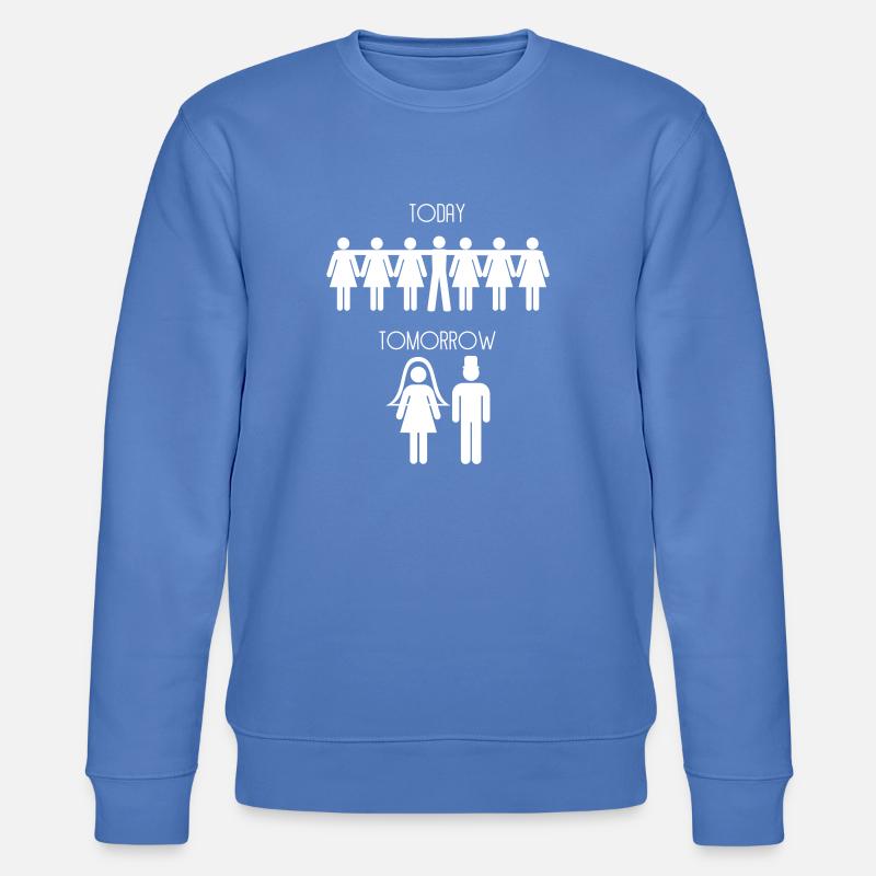 Junggesellenabschied JGA - Stanley/Stella Unisex Bio-Sweatshirt CHANGER - Blau