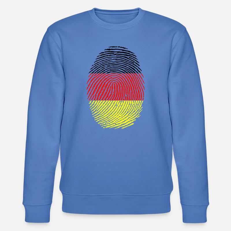 Allemand Allemand ADN Drapeau Empreinte digitale - Sweat bio CHANGER Stanley/Stella Unisexe - bleu