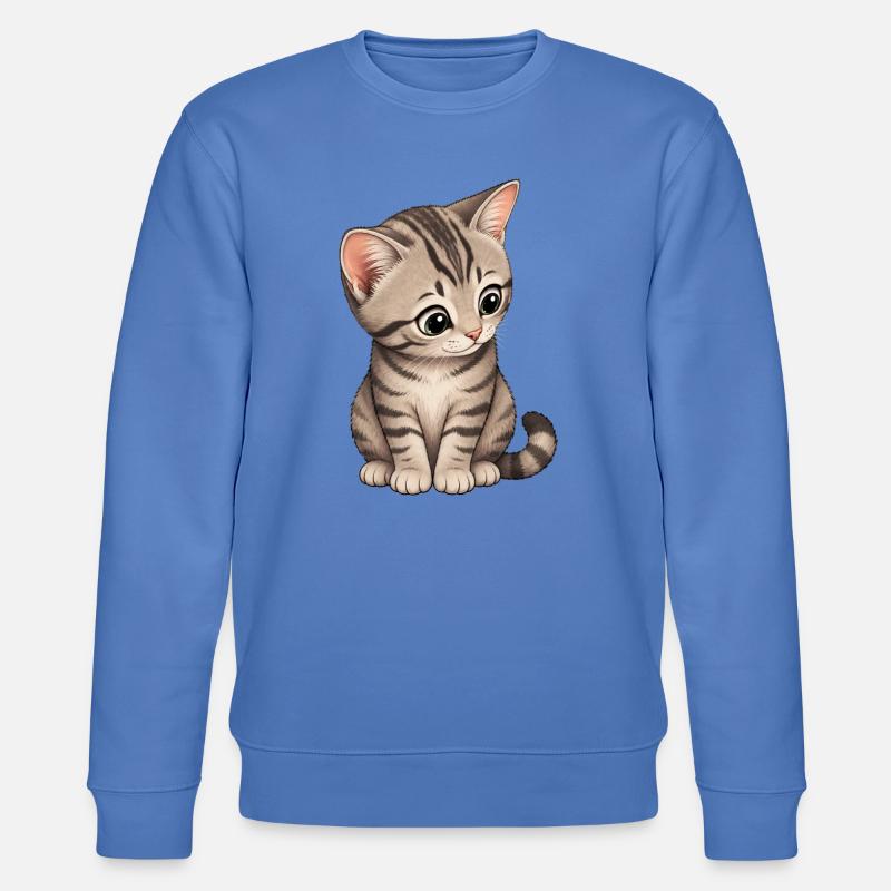 Chaton - Sweat bio CHANGER Stanley/Stella Unisexe - bleu