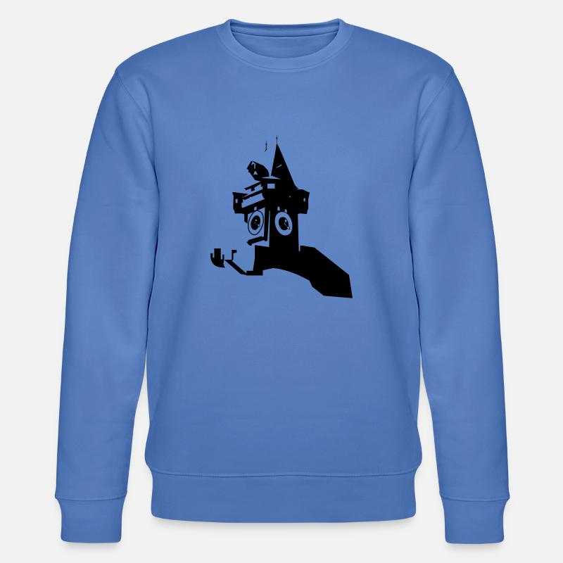 Grazer Uhrturm - Stanley/Stella Unisex Bio-Sweatshirt CHANGER  - Blau