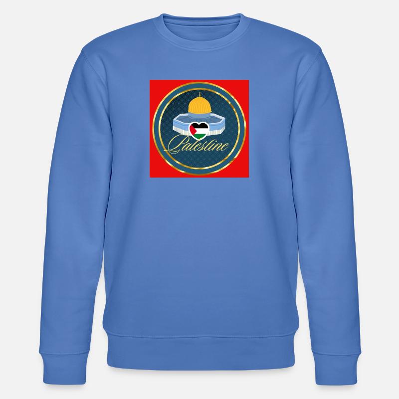 Palästina - Stanley/Stella Unisex Bio-Sweatshirt CHANGER  - Blau