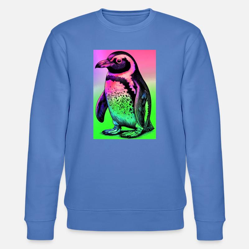 Pinguin - Stanley/Stella Unisex Bio-Sweatshirt CHANGER  - Blau