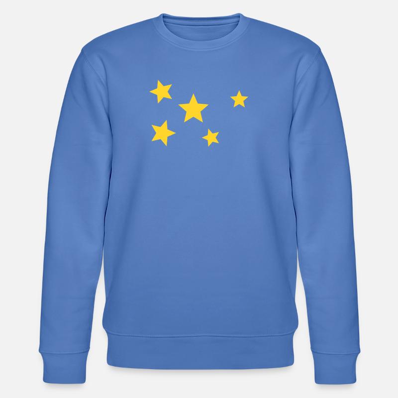 Sterne - Stanley/Stella Unisex Bio-Sweatshirt CHANGER  - Blau