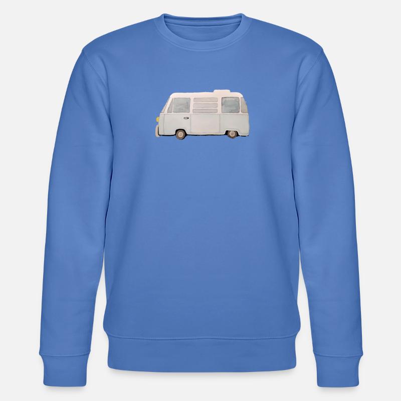 Camper Campingbus - Stanley/Stella Unisex Bio-Sweatshirt CHANGER  - Blau