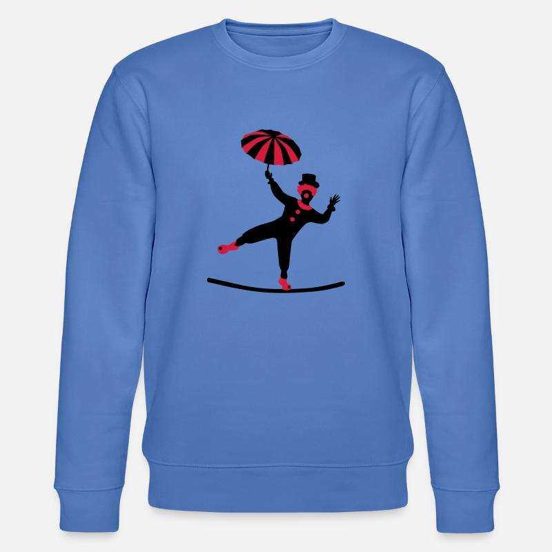 Zirkus - Stanley/Stella Unisex Bio-Sweatshirt CHANGER  - Blau