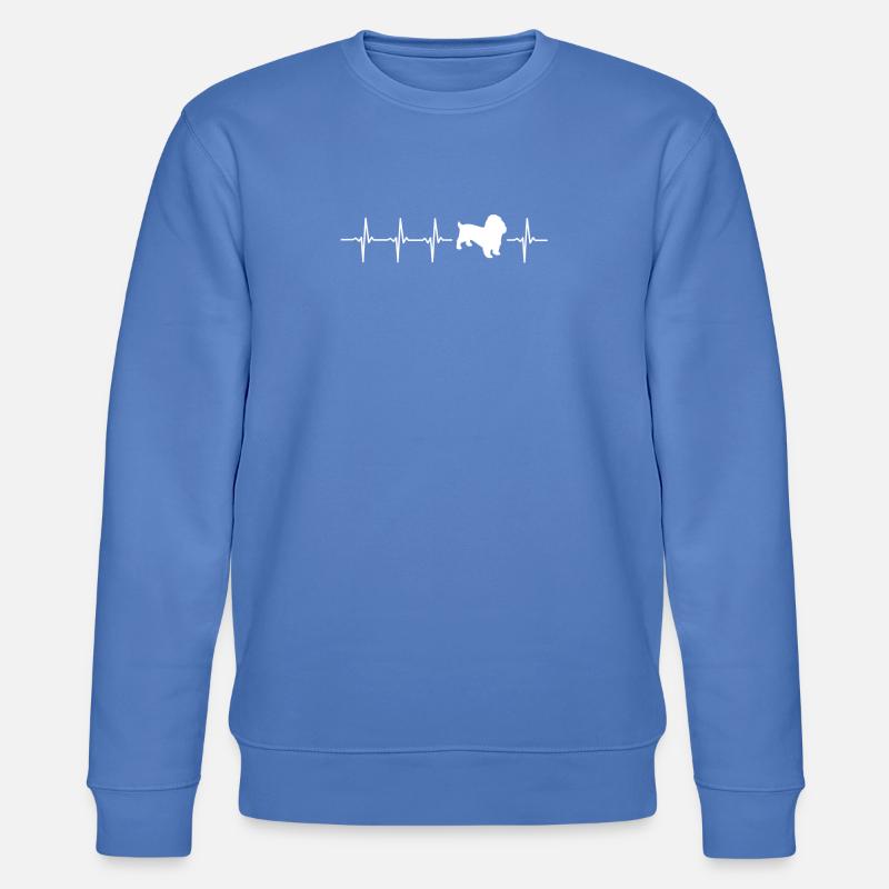 Lustige Brüsseler Griffon Geschenk-Idee - Stanley/Stella Unisex Bio-Sweatshirt CHANGER  - Blau