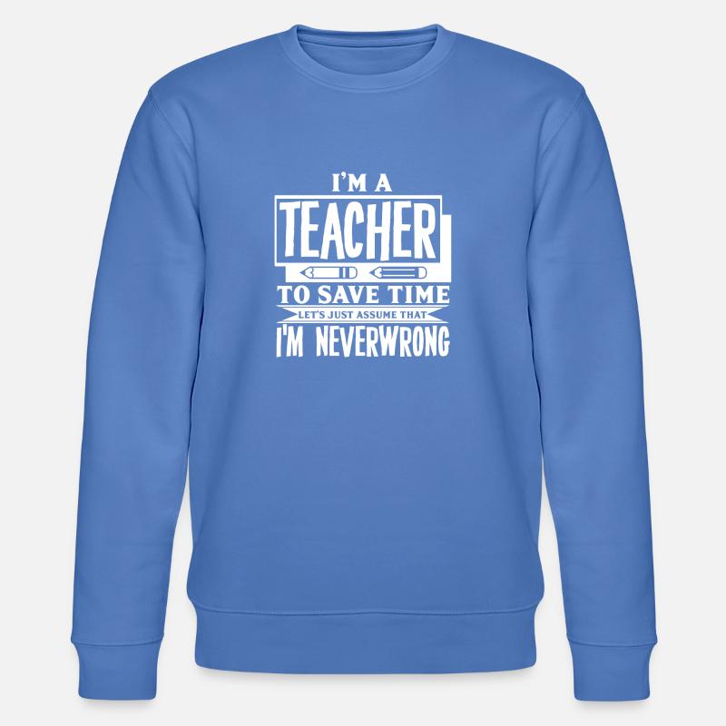 Lehrer - Stanley/Stella Unisex Bio-Sweatshirt CHANGER  - Blau