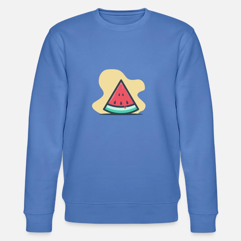 Été à nouveau - pastèque - présent - Sweat bio CHANGER Stanley/Stella Unisexe - bleu