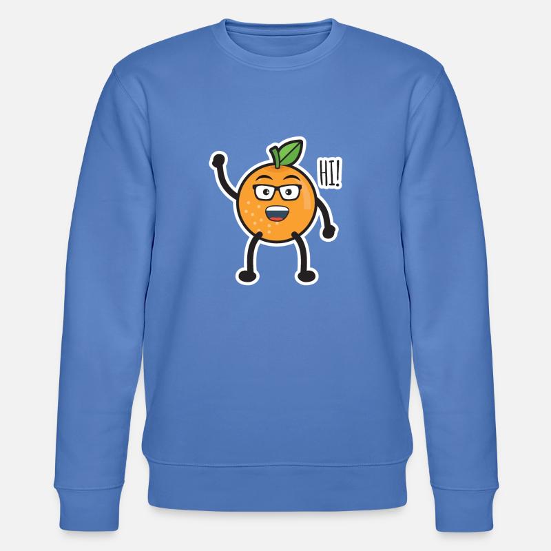 Salutation orange - Sweat bio CHANGER Stanley/Stella Unisexe - bleu