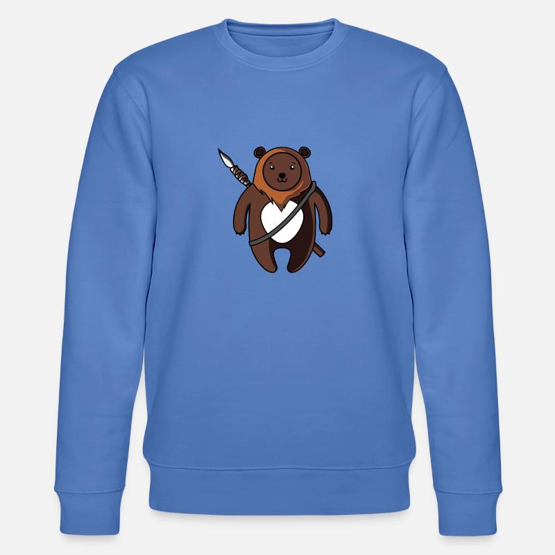 Ours mignon avec une lance - Sweat bio CHANGER Stanley/Stella Unisexe - bleu