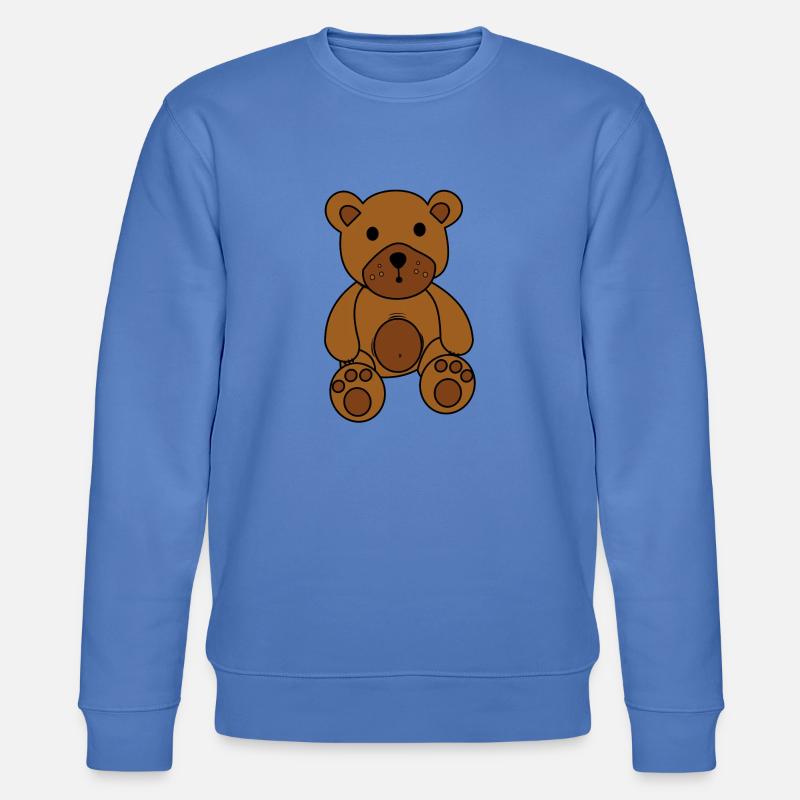 Teddybär - Stanley/Stella Unisex Bio-Sweatshirt CHANGER  - Blau