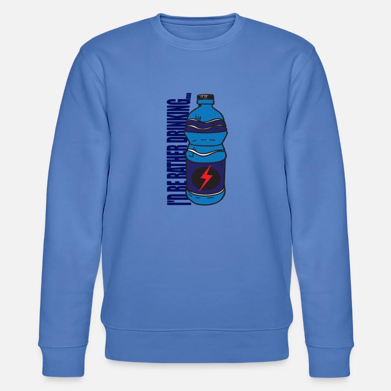 I'd be rather drinking...Energy Dring - Stanley/Stella Unisex Bio-Sweatshirt CHANGER  - Blau