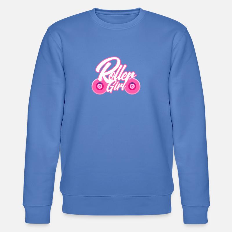 Roller Mädchen - Stanley/Stella Unisex Bio-Sweatshirt CHANGER  - Blau