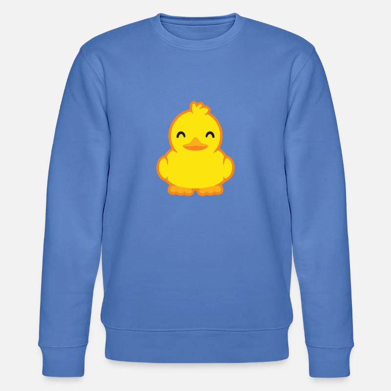 Canard doux en jaune - Sweat bio CHANGER Stanley/Stella Unisexe - bleu