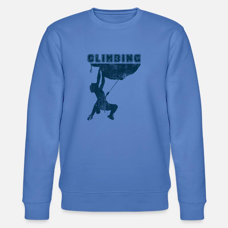 Klettern Sport - Stanley/Stella Unisex Bio-Sweatshirt CHANGER  - Blau