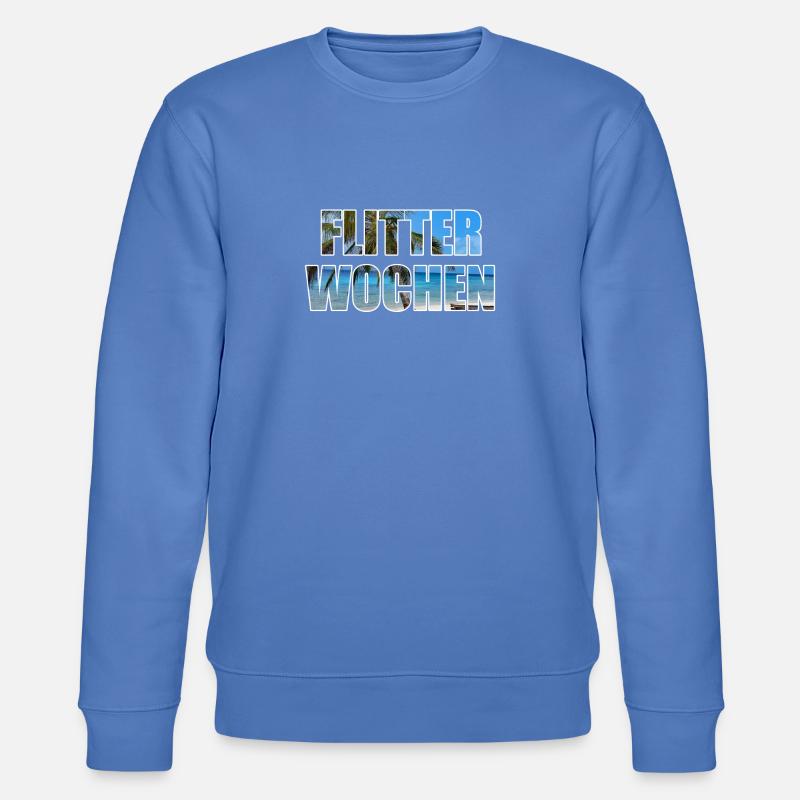 Flitterwochen Honeymoon Hochzeitsreise Geschenk - Stanley/Stella Unisex Bio-Sweatshirt CHANGER  - Blau