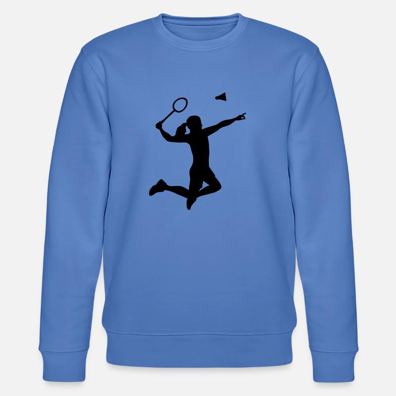 Badminton - Sweat bio CHANGER Stanley/Stella Unisexe - bleu