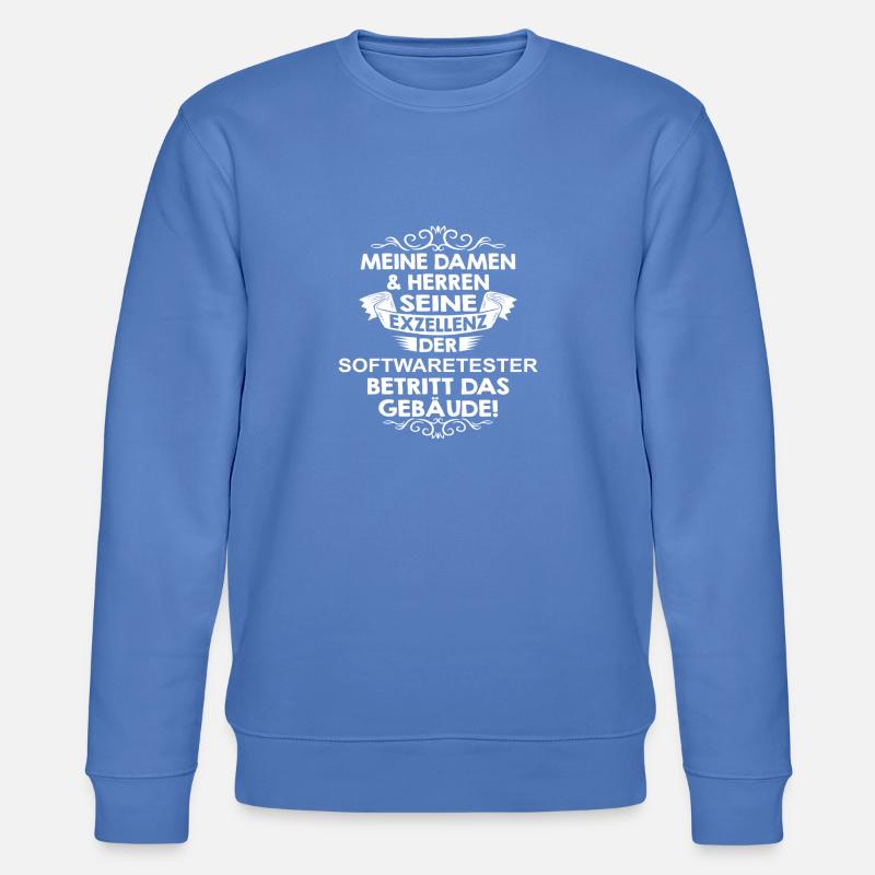 softwaretester - Stanley/Stella Unisex Bio-Sweatshirt CHANGER  - Blau