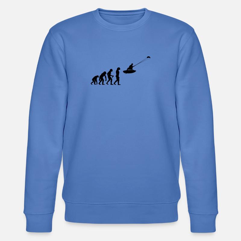 Evolution Kitesurf kitesurf nautique - Sweat bio CHANGER Stanley/Stella Unisexe - bleu