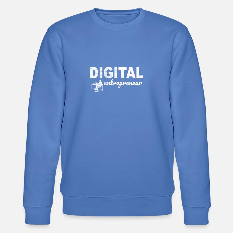 Digital Entrepreneur - Stanley/Stella Unisex Bio-Sweatshirt CHANGER - Blau
