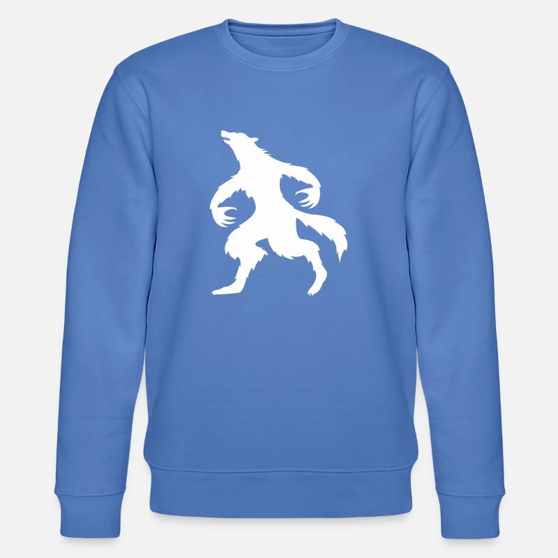 Loup-garou 1 - Sweat bio CHANGER Stanley/Stella Unisexe - bleu