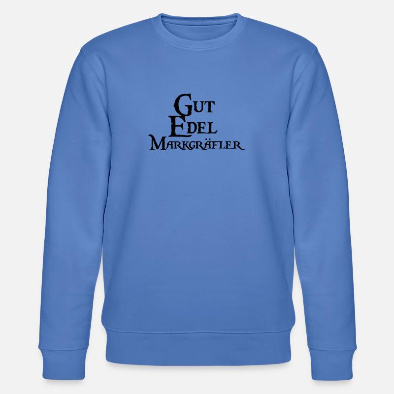 Gut Edel Markgräfler - Stanley/Stella Unisex Bio-Sweatshirt CHANGER  - Blau