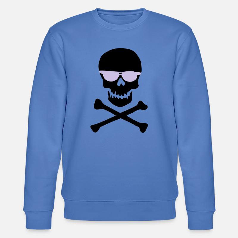 Violette Minimal Sonnenbrillen-Silhouette - Stanley/Stella Unisex Bio-Sweatshirt CHANGER  - Blau