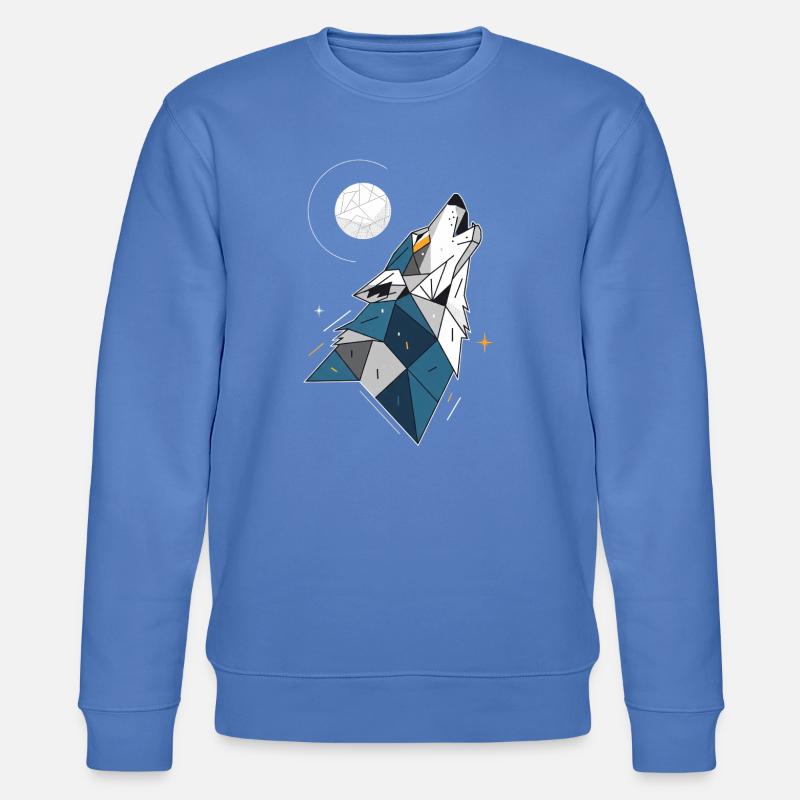 Wolf - Stanley/Stella Unisex Bio-Sweatshirt CHANGER  - Blau
