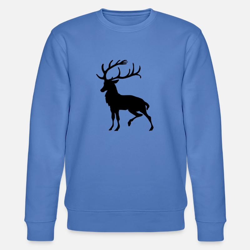 Hirsch - Stanley/Stella Unisex Bio-Sweatshirt CHANGER - Blau