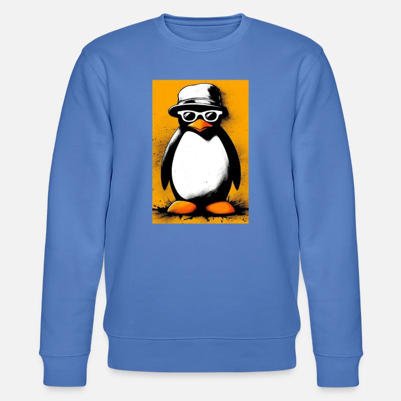 Pinguin - Stanley/Stella Unisex Bio-Sweatshirt CHANGER  - Blau