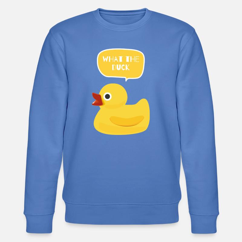 Was das Duck Design hat - Stanley/Stella Unisex Bio-Sweatshirt CHANGER  - Blau