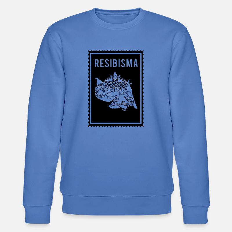 Resibisma - Wayang - Stanley/Stella Unisex Bio-Sweatshirt CHANGER  - Blau