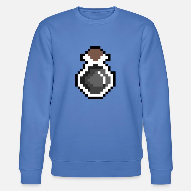 Trank schwarz Pixel - Stanley/Stella Unisex Bio-Sweatshirt CHANGER  - Blau
