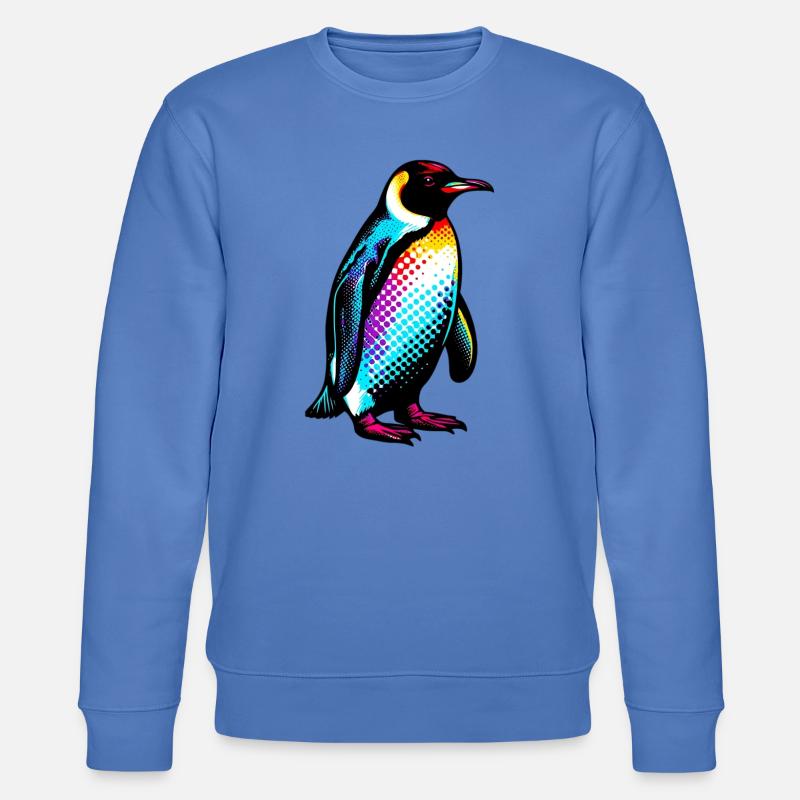 Pinguin - Stanley/Stella Unisex Bio-Sweatshirt CHANGER  - Blau