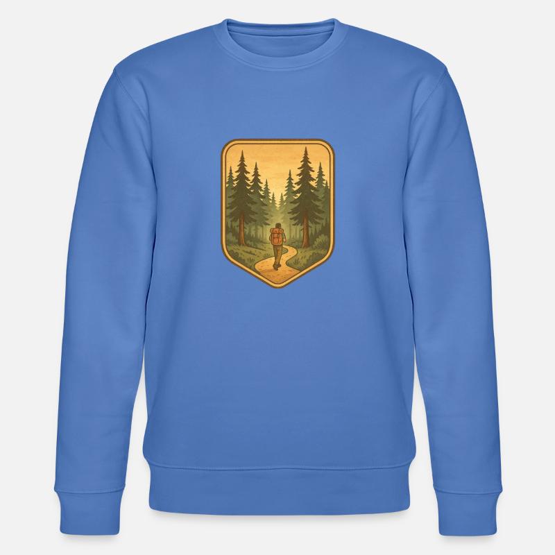 In den Wald - Stanley/Stella Unisex Bio-Sweatshirt CHANGER  - Blau