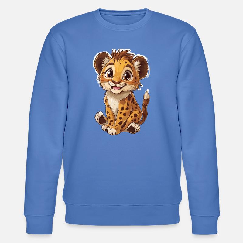 Löwe - Stanley/Stella Unisex Bio-Sweatshirt CHANGER  - Blau