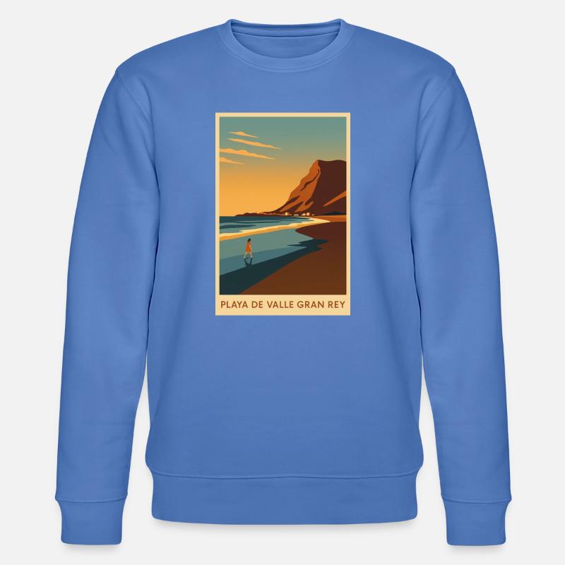 Valle Gran Rey auf La Gomera - Stanley/Stella Unisex Bio-Sweatshirt CHANGER - Blau